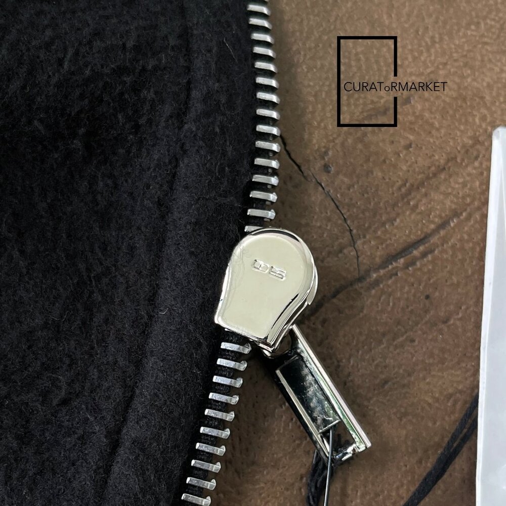 Rick Owens DRKSHDW: Jumbo Gimp Hoodie Press Stud Button Sealed Zip SS24 Lido - Picture 8 of 16